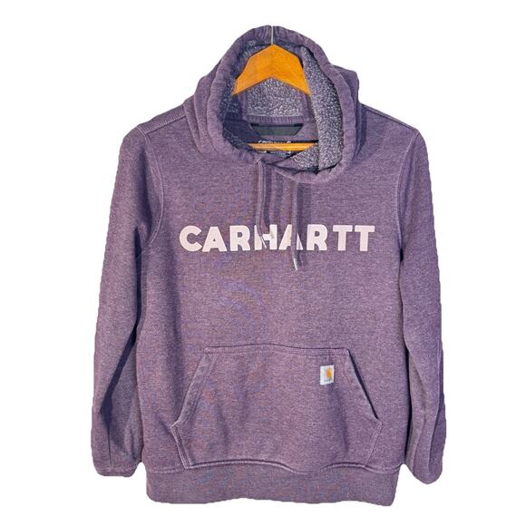 Carhartt Loose Fit Midweight Spellout Sweatshirt Size S (4/6) - Picture 1 of 5